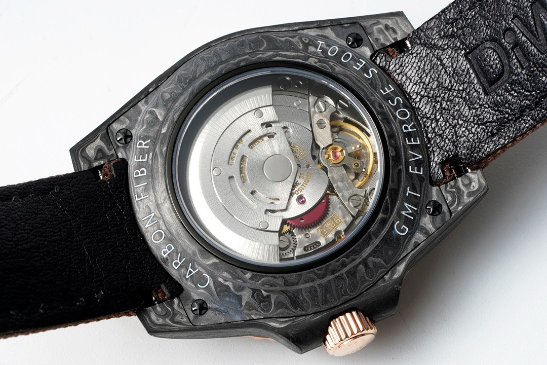 Rolex GMT-Master II Carbon Watch | Cal.3186 Automatic Movement, Forged Carbon Case