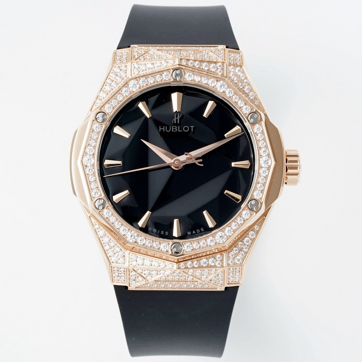 Hublot x Richard Orlinski Co-branded Watch APS Top Replica, 40mm Faceted Polygon Case