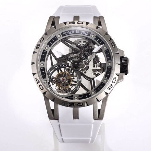 Roger Dubuis Titanium Skeleton Tourbillon Watch