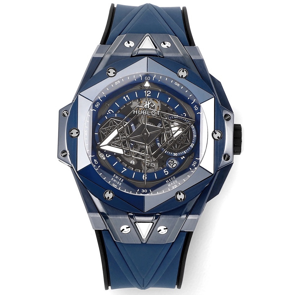 Hublot Big Bang Sang Bleu II Watch | Colored Ceramic Case, Modified HUB1240 Movement