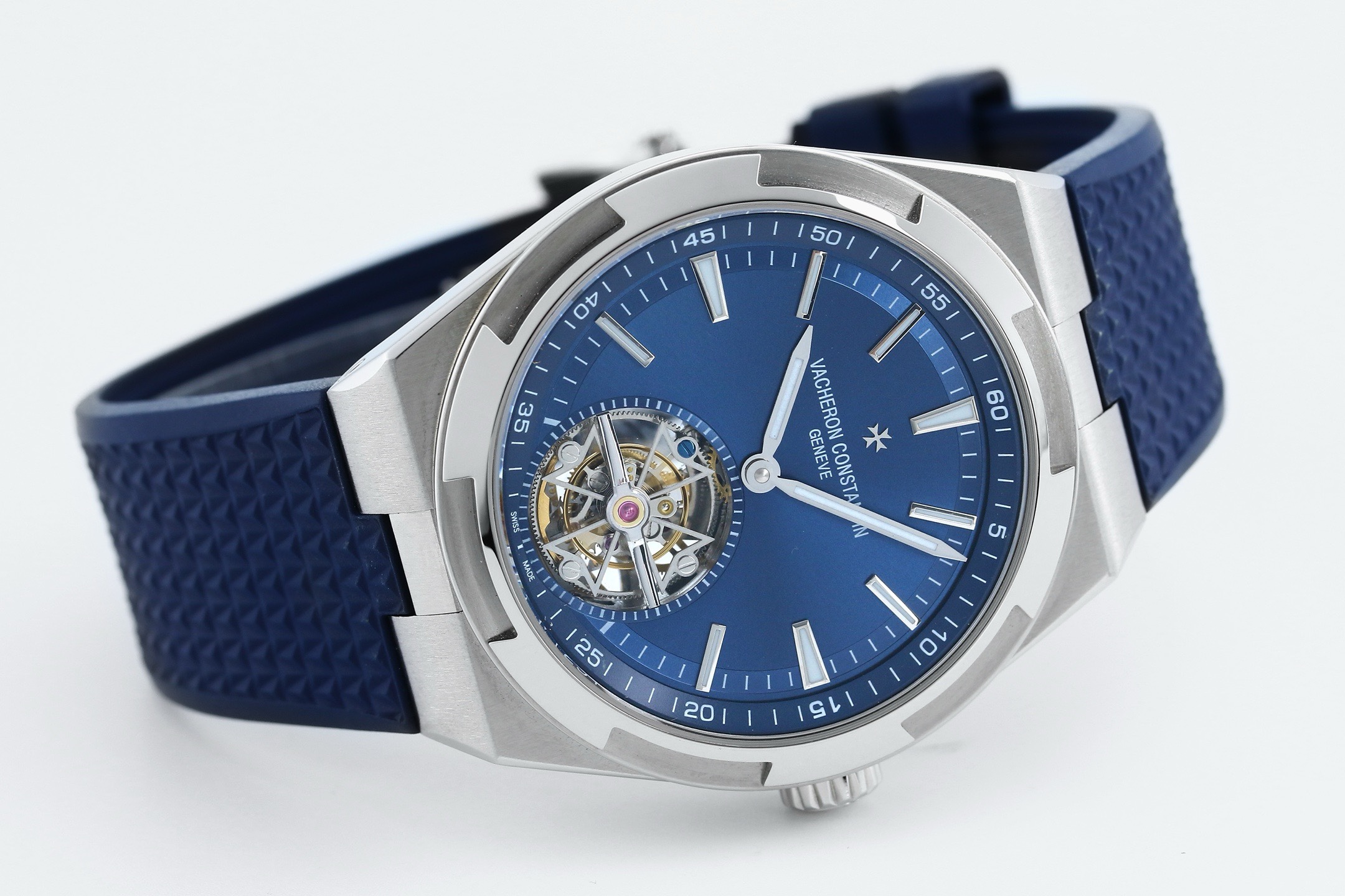 Vacheron Constantin Overseas Tourbillon 42.5mm Blue Dial Automatic Watch