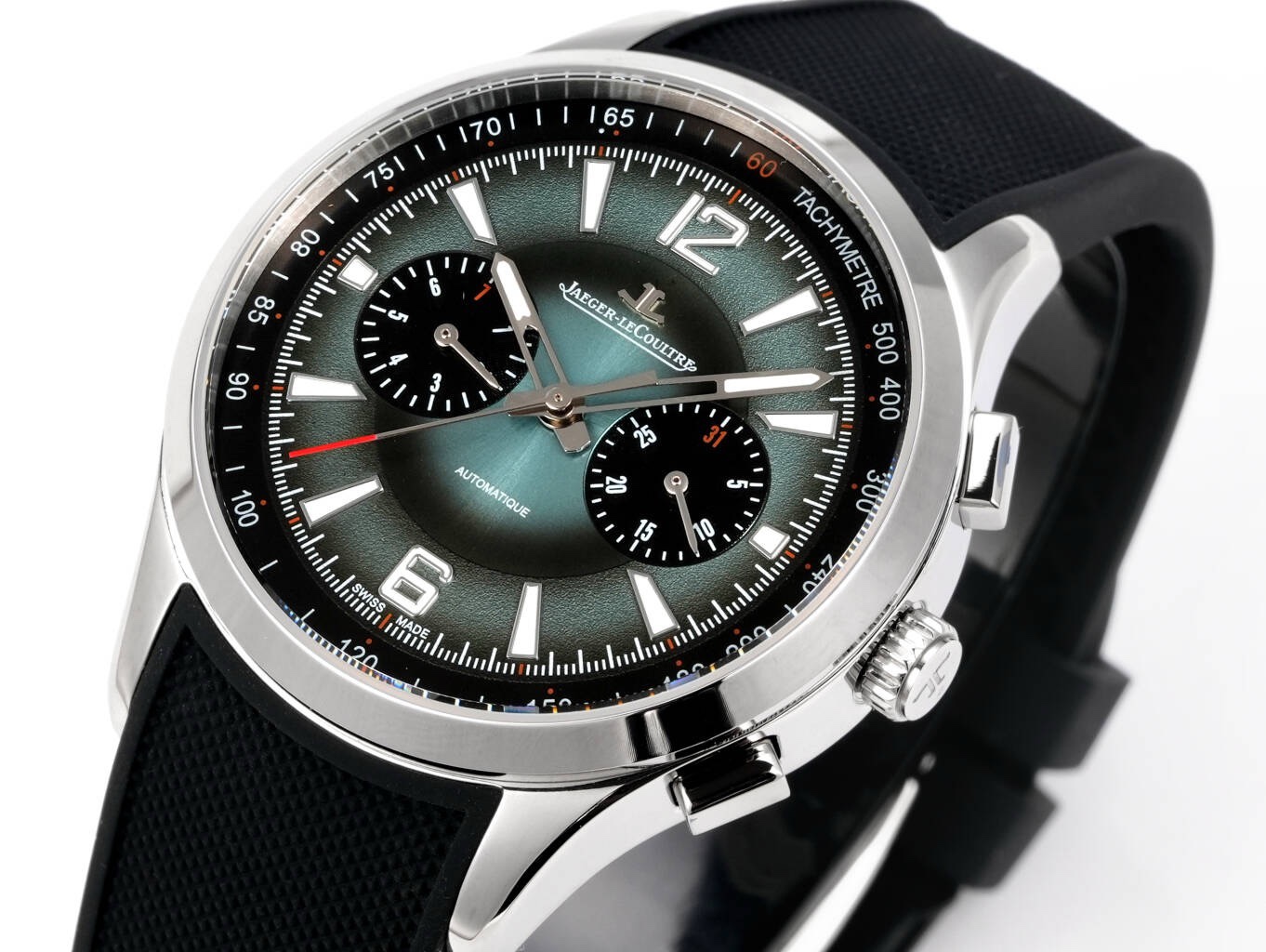 Jaeger-LeCoultre Polaris Chronograph Automatic Watch 42mm Rubber Strap