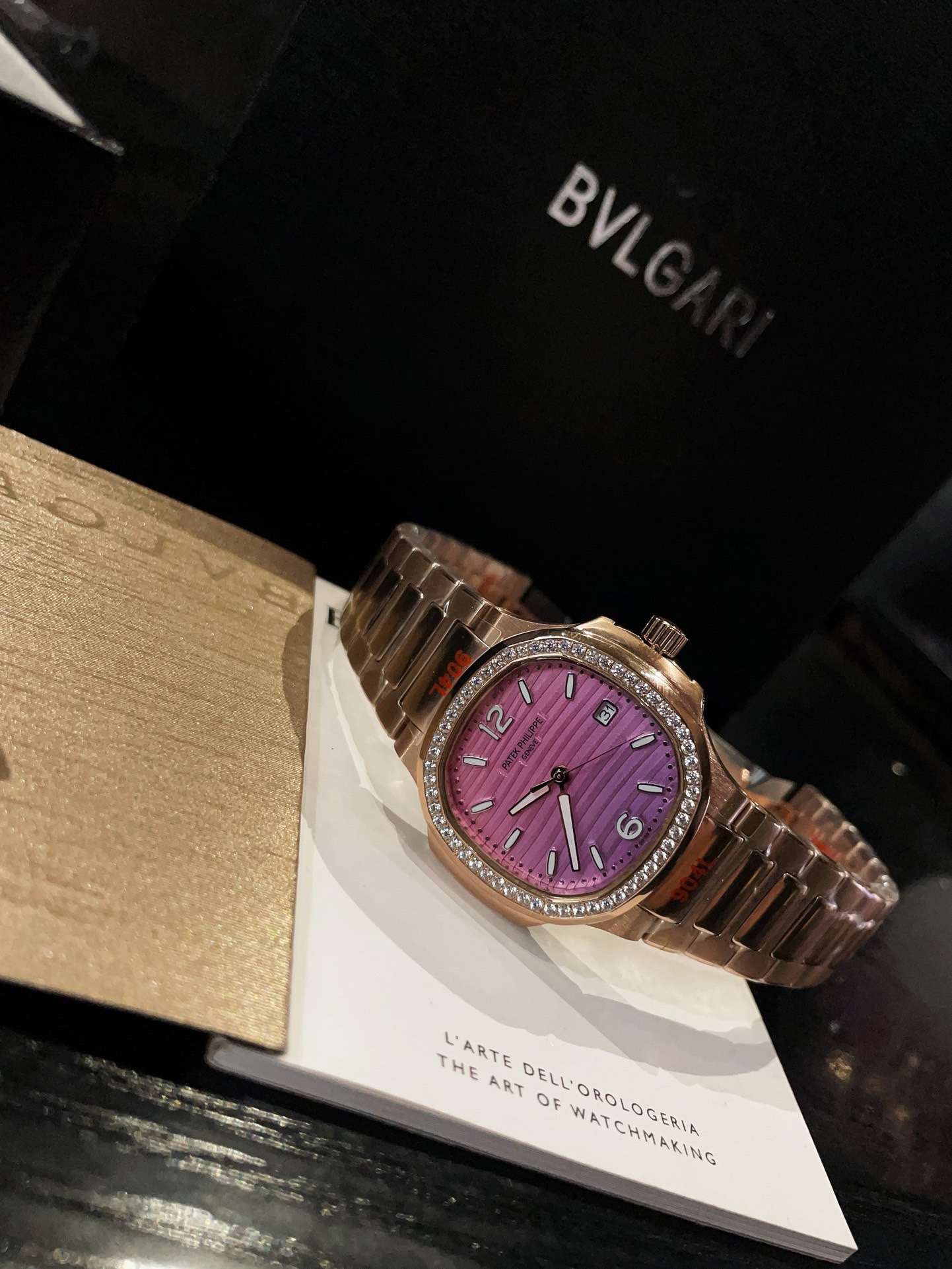Patek Philippe Nautilus 7118 Women Watch 35mm, Gradient Color Dial Steel Band