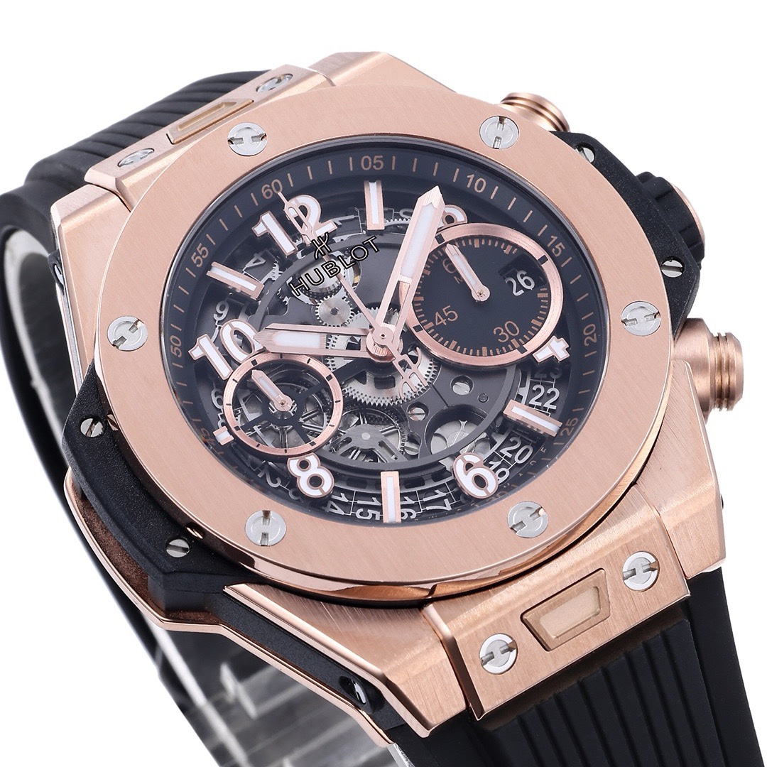 Hublot Big Bang Automatic Chronograph Watch 42mm Titanium Rubber Strap