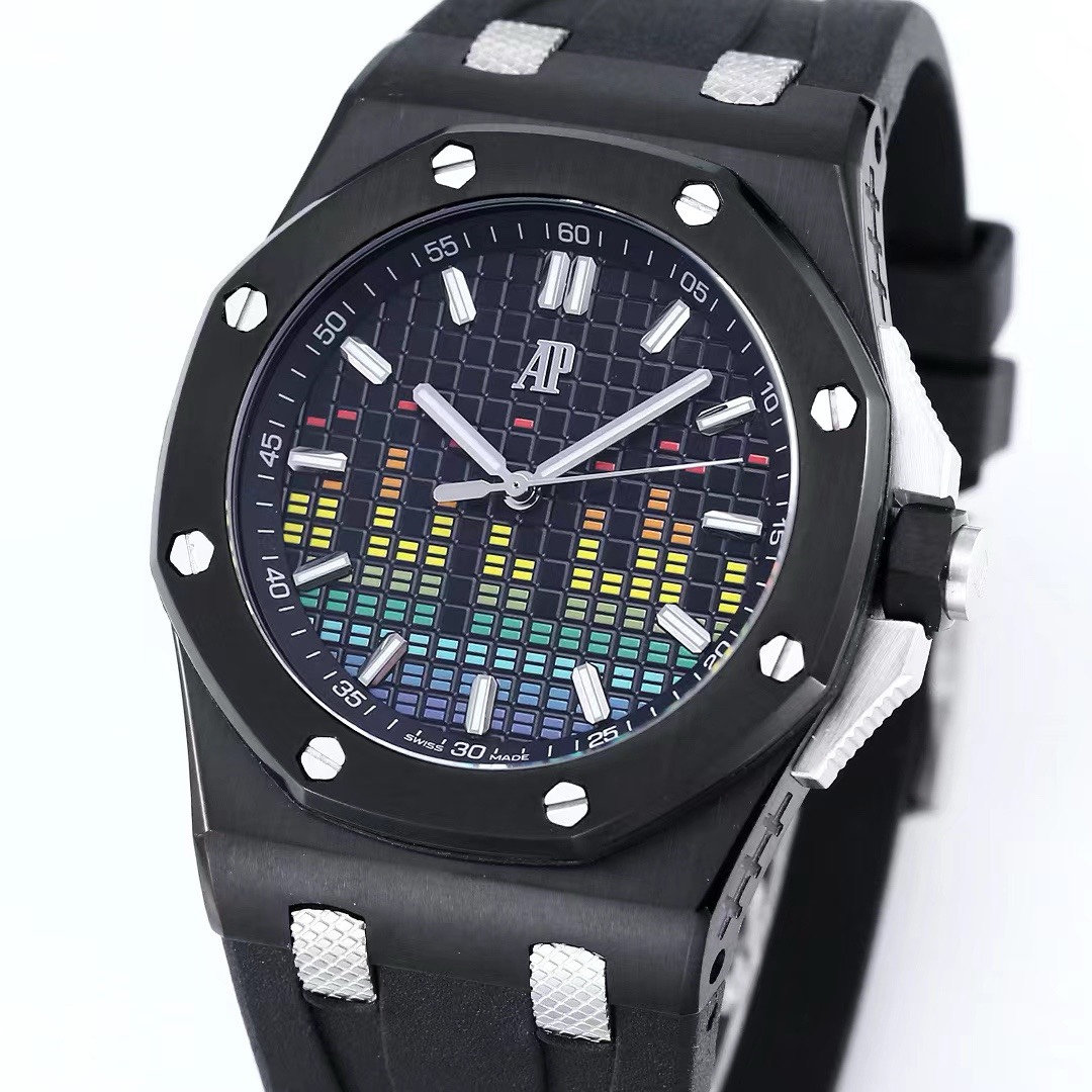Audemars Piguet Royal Oak 15600 Music Edition Watch, ZF Factory, 44mm, CAL.4309 Movement