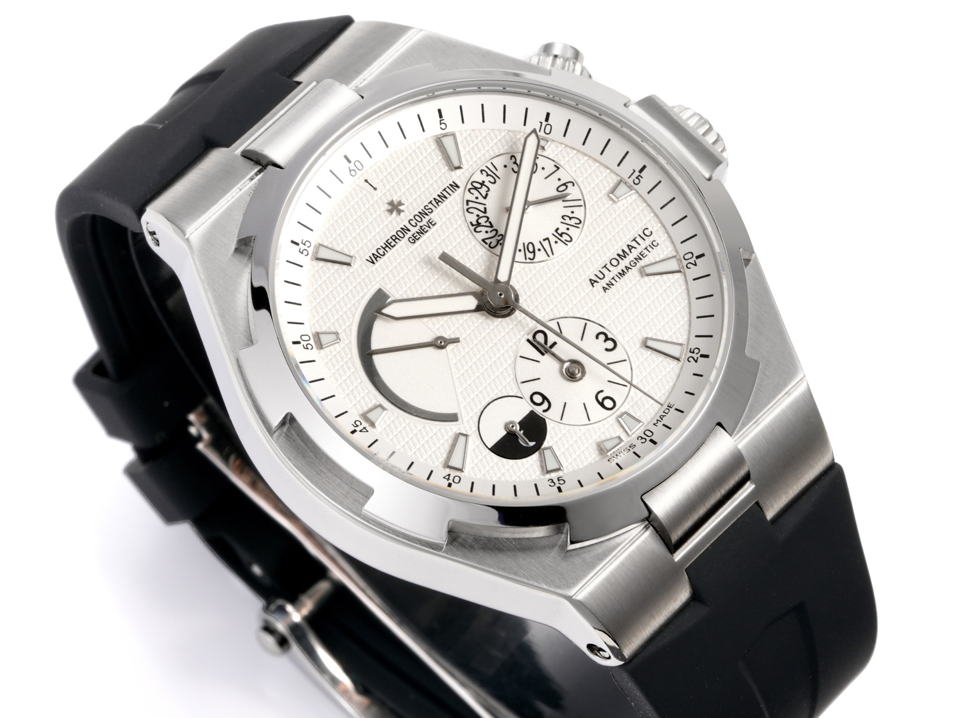 Vacheron Constantin Overseas RW4 Multifunctional Mechanical Watch, 42mm Stainless Steel Casual Business Gentleman Wristwatch