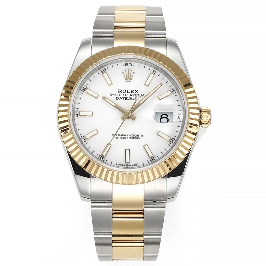 Rolex Datejust 41mm Automatic Watch 3235 Movement 72‑Hour Power Reserve Fluted Bezel