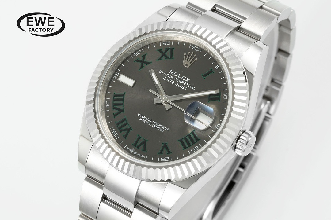 Rolex EWE Factory Datejust 41mm Men Watch, 3235 Automatic Movement, 904L Steel