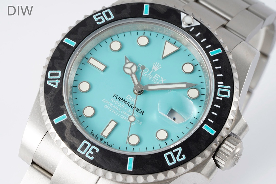 Rolex DIW Custom Submariner Dive Watch 904L Steel 3135 Automatic Movement Multiple Dial Colors