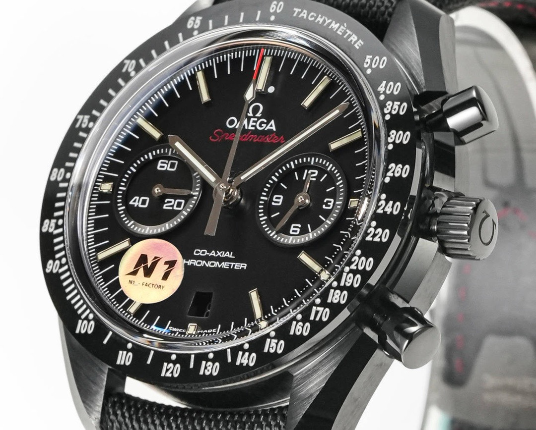Omega Speedmaster Dark Side of the Moon Full Ceramic Chronograph | N1 Factory Cal.9300 Automatic Watch 44.25mm