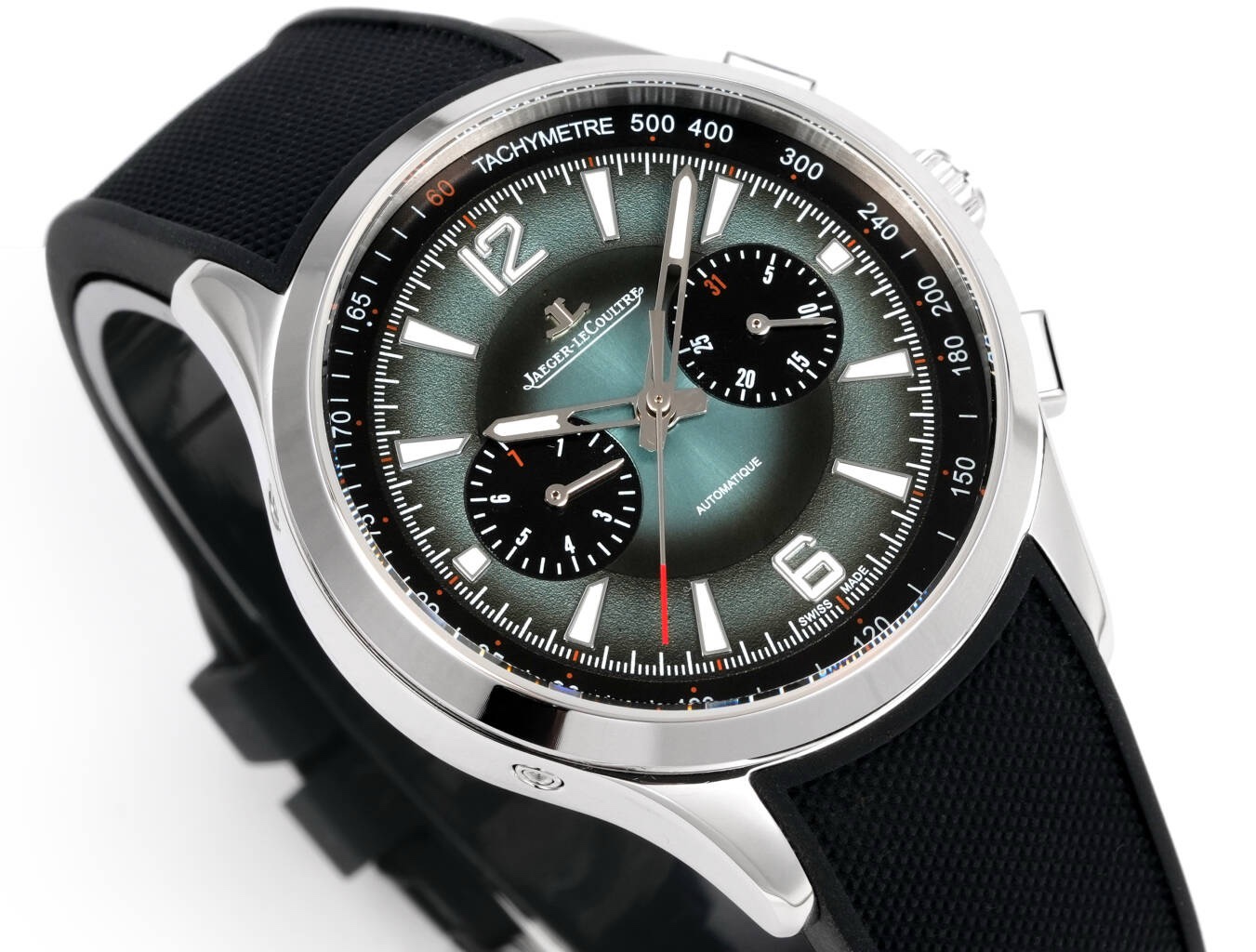 Jaeger-LeCoultre Polaris Chronograph Automatic Watch 42mm Rubber Strap