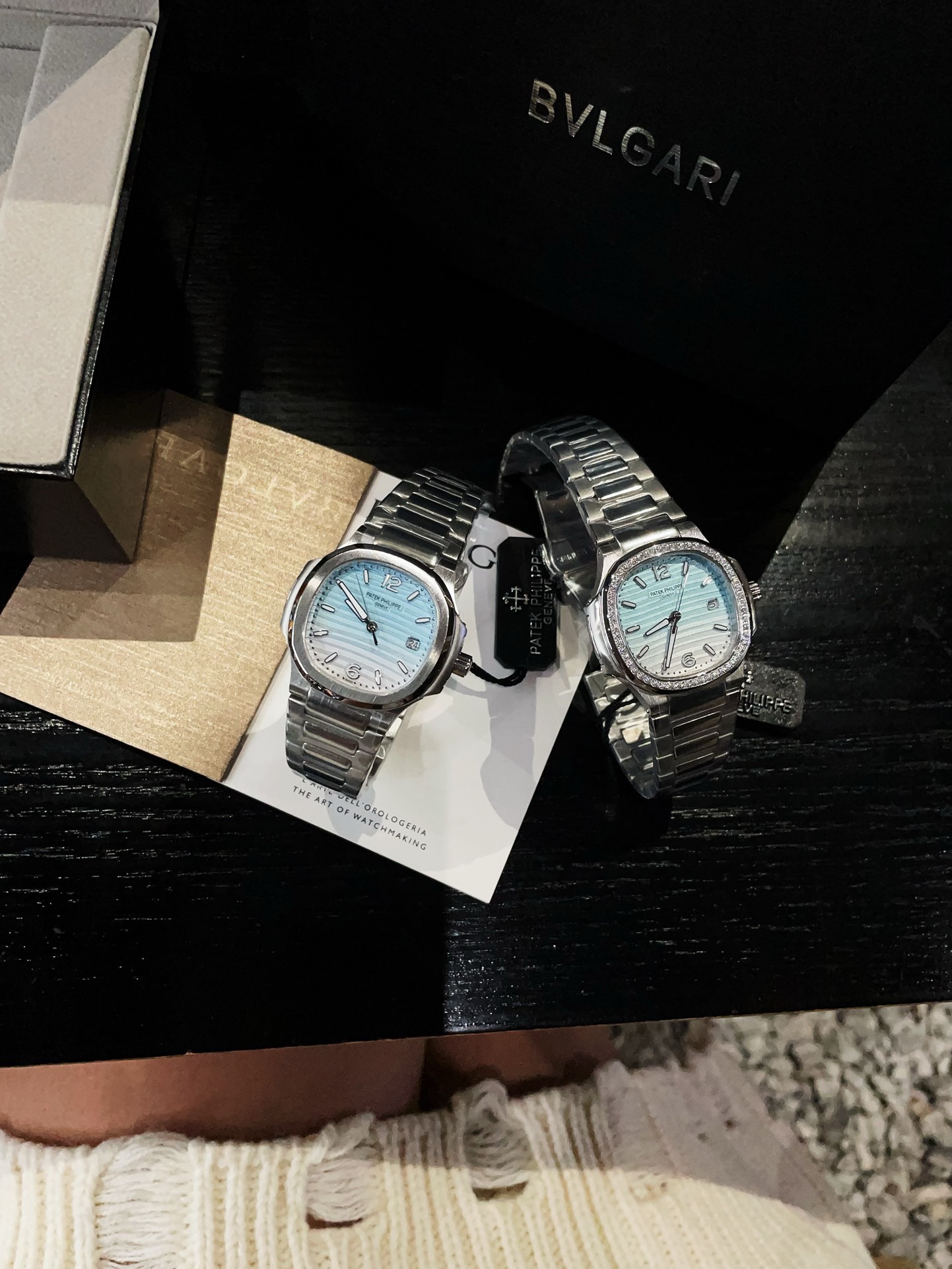 Patek Philippe Nautilus 7118 Women Watch 35mm, Gradient Color Dial Steel Band