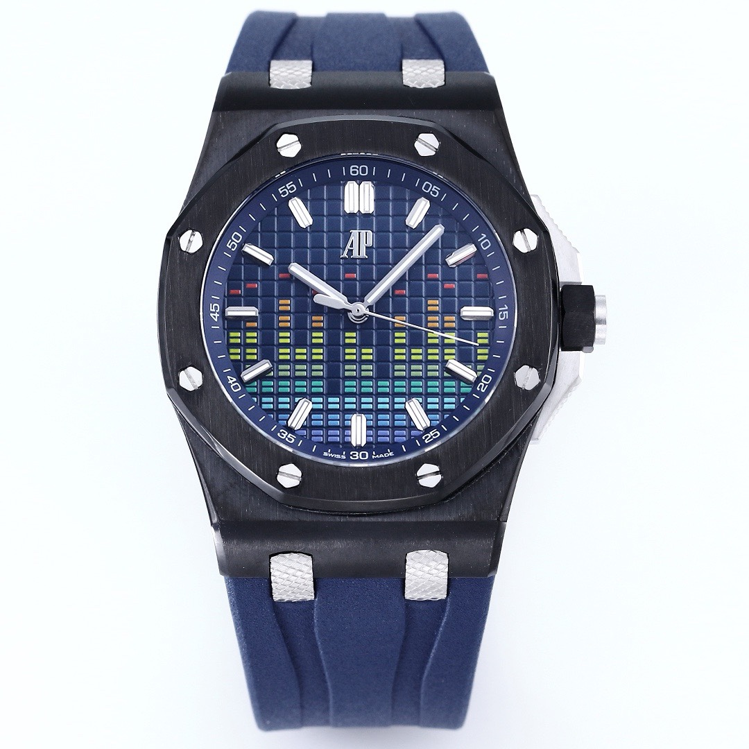 Audemars Piguet Royal Oak 15600 Music Edition Watch, ZF Factory, 44mm, CAL.4309 Movement