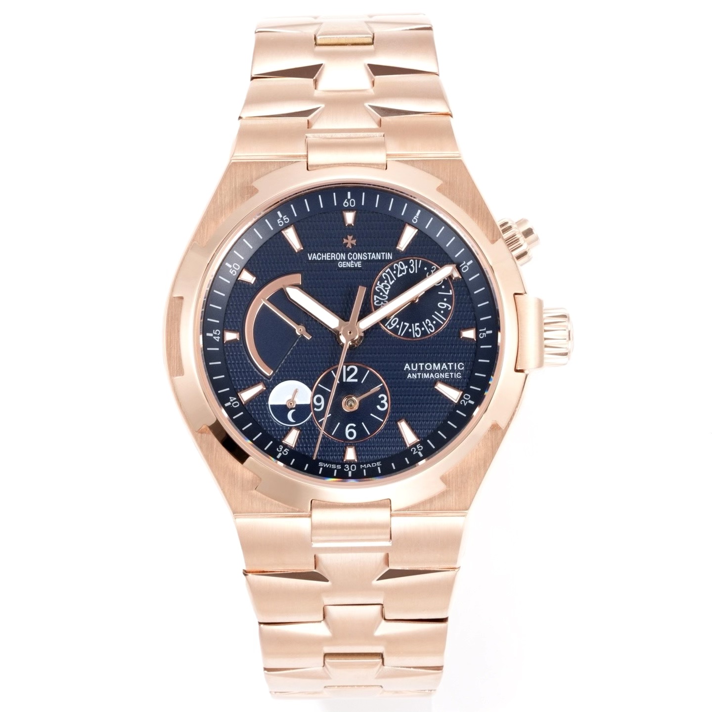 Vacheron Constantin Overseas RW4 Multifunctional Mechanical Watch, 42mm Stainless Steel Casual Business Gentleman Wristwatch