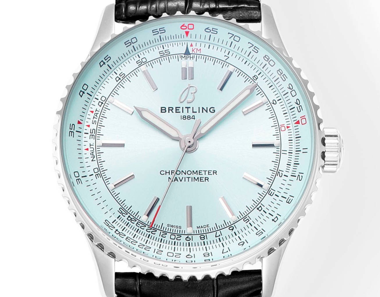 BREITLING Navitimer 1 Pilot Watch 41mm, TW Factory Seagull 2824 Automatic Leather Strap