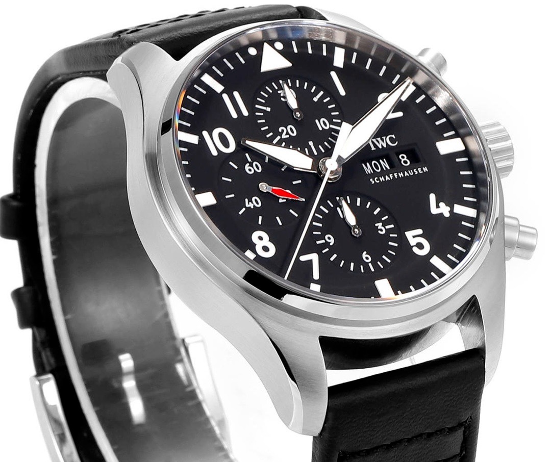 IWC Portuguese Chronograph Watch, New Men's Wristwatch for Business & Daily Wear
