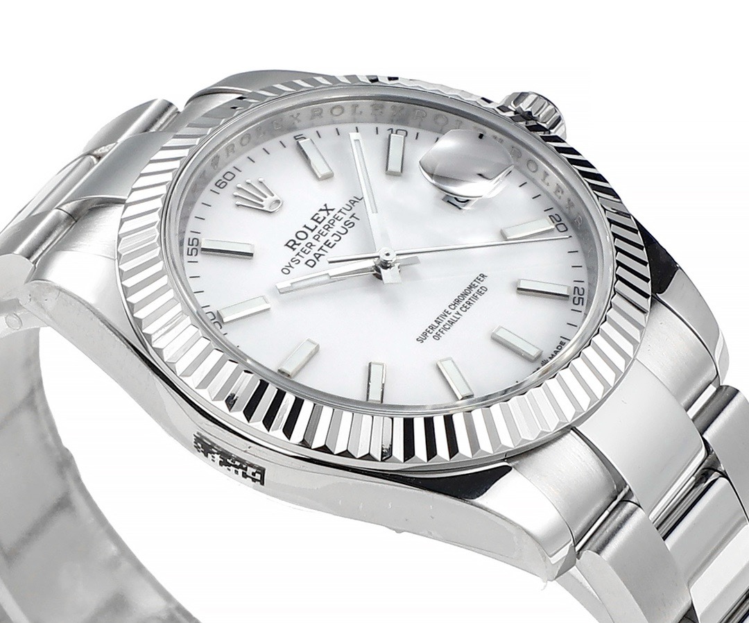 Rolex Datejust 41mm Automatic Watch 3235 Movement 72‑Hour Power Reserve Fluted Bezel