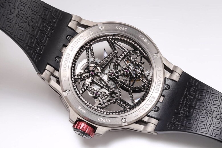 Roger Dubuis Titanium Skeleton Tourbillon Watch