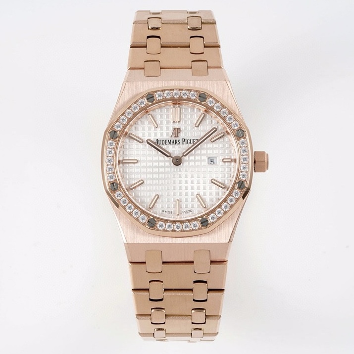 Audemars Piguet Royal Oak Ladies Quartz Watch 33mm, Ref.67651ST.ZZ.1261ST.01