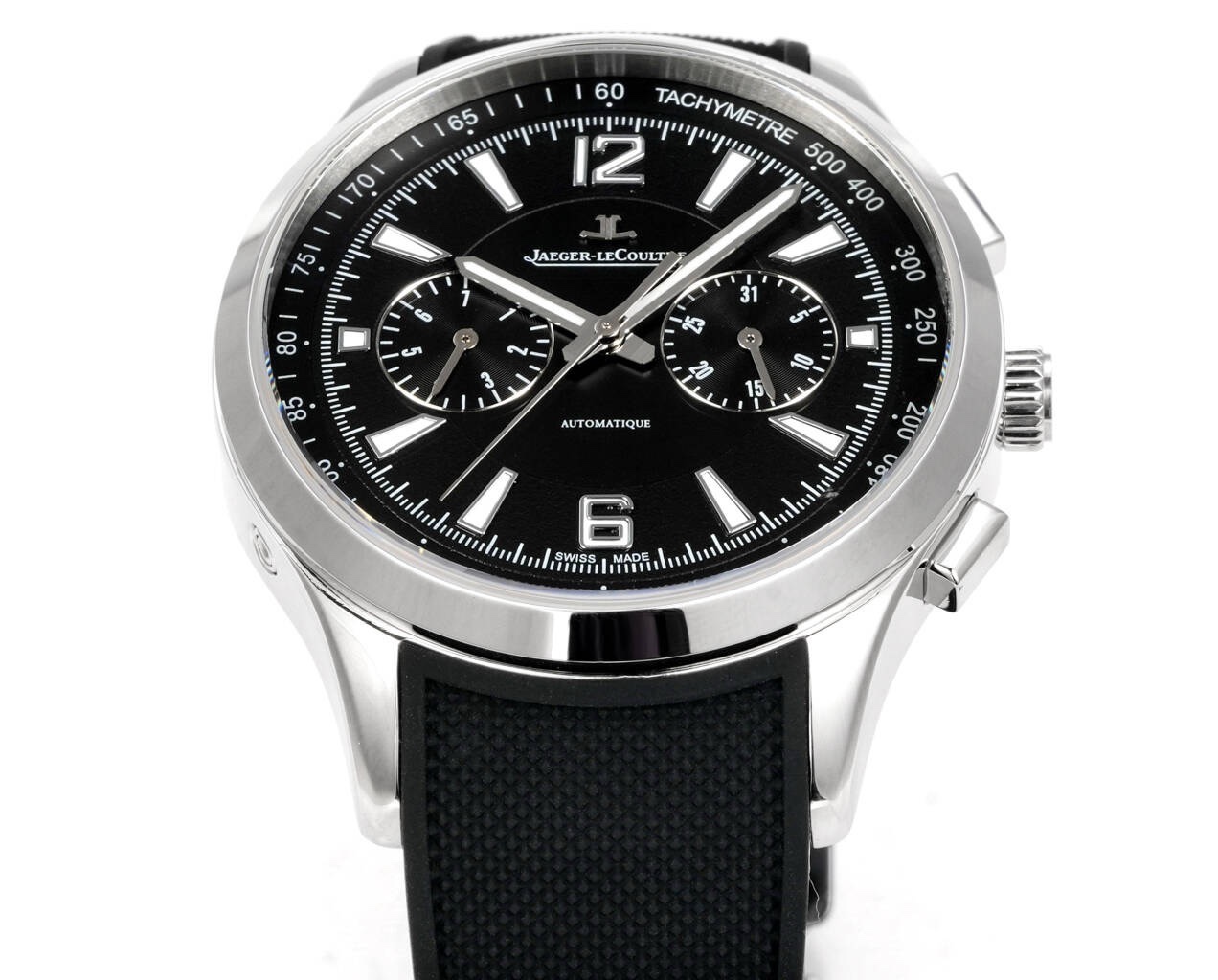 Jaeger-LeCoultre Polaris Chronograph Automatic Watch 42mm Rubber Strap