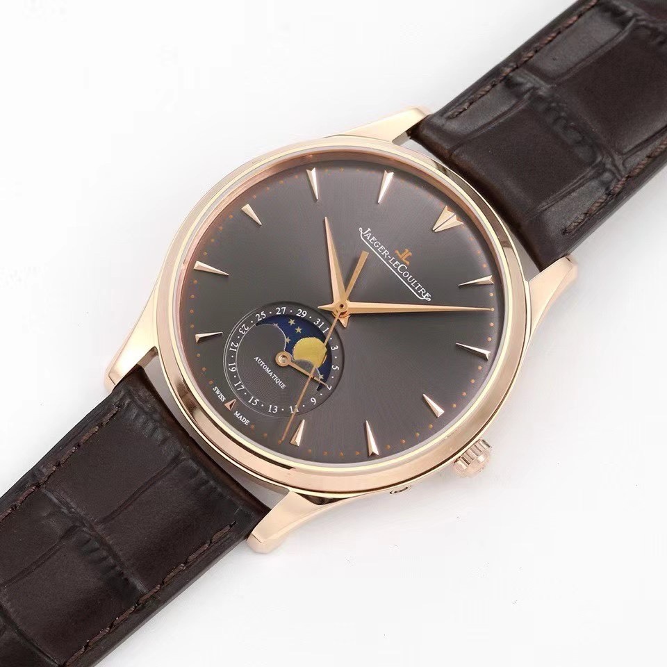 Jaeger-LeCoultre Master Ultra Thin Moon Automatic Watch, Multiple Dial & Case Color Options