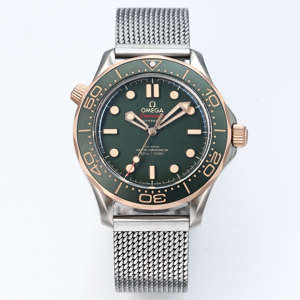 OMEGA Seamaster ER Upgraded Titanium Bronze Gold 007 Watch