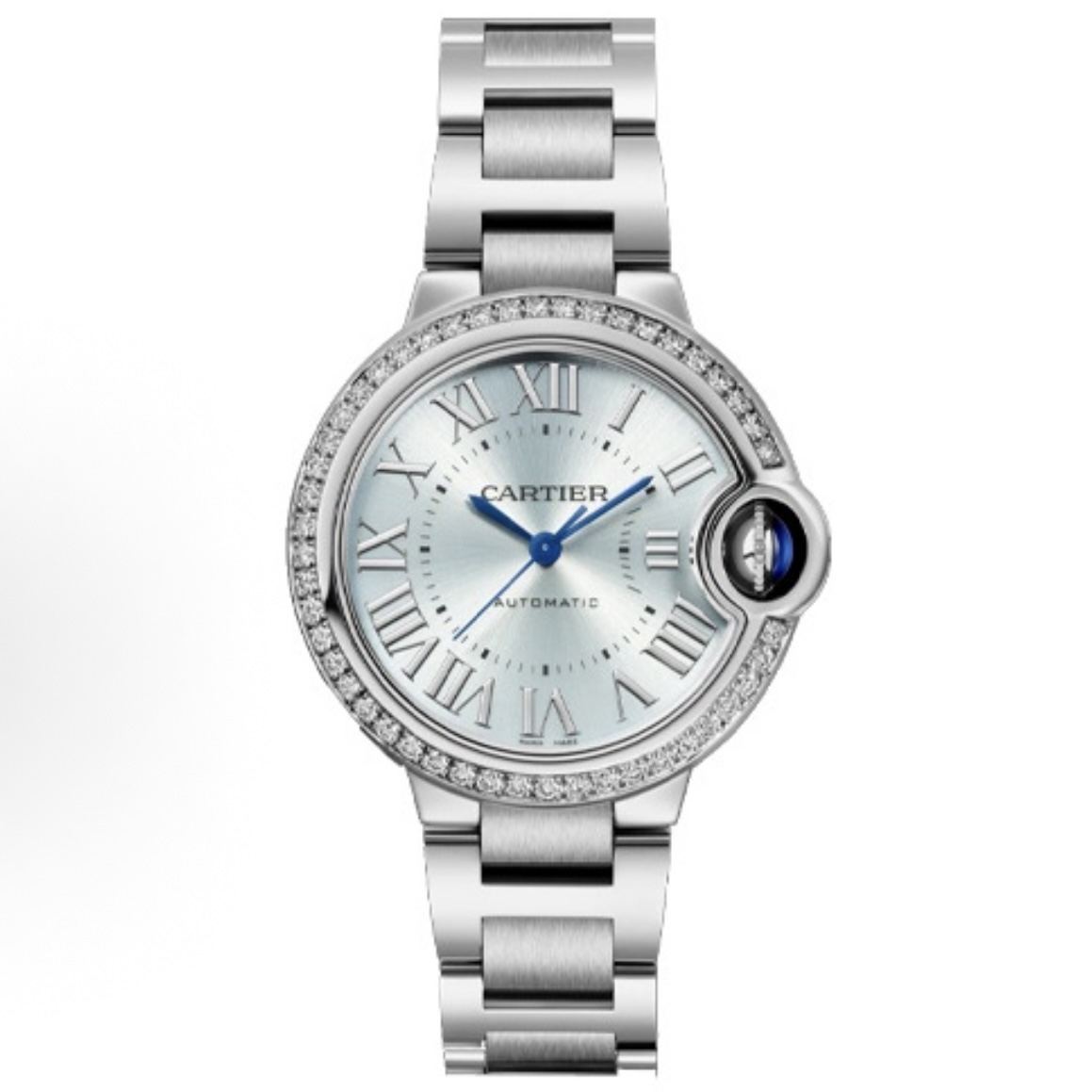 Cartier Ballon Bleu AF Upgraded 33mm Women Automatic Wristwatch