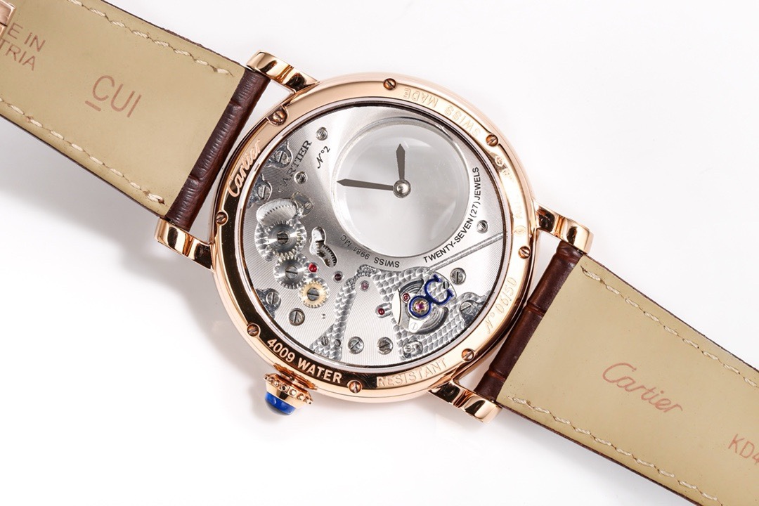 Cartier Rotonde de Cartier Mysterious Watch, Floating Hands Design, 42.5mm, MC 9981 Manual & Automatic Integrated Movement