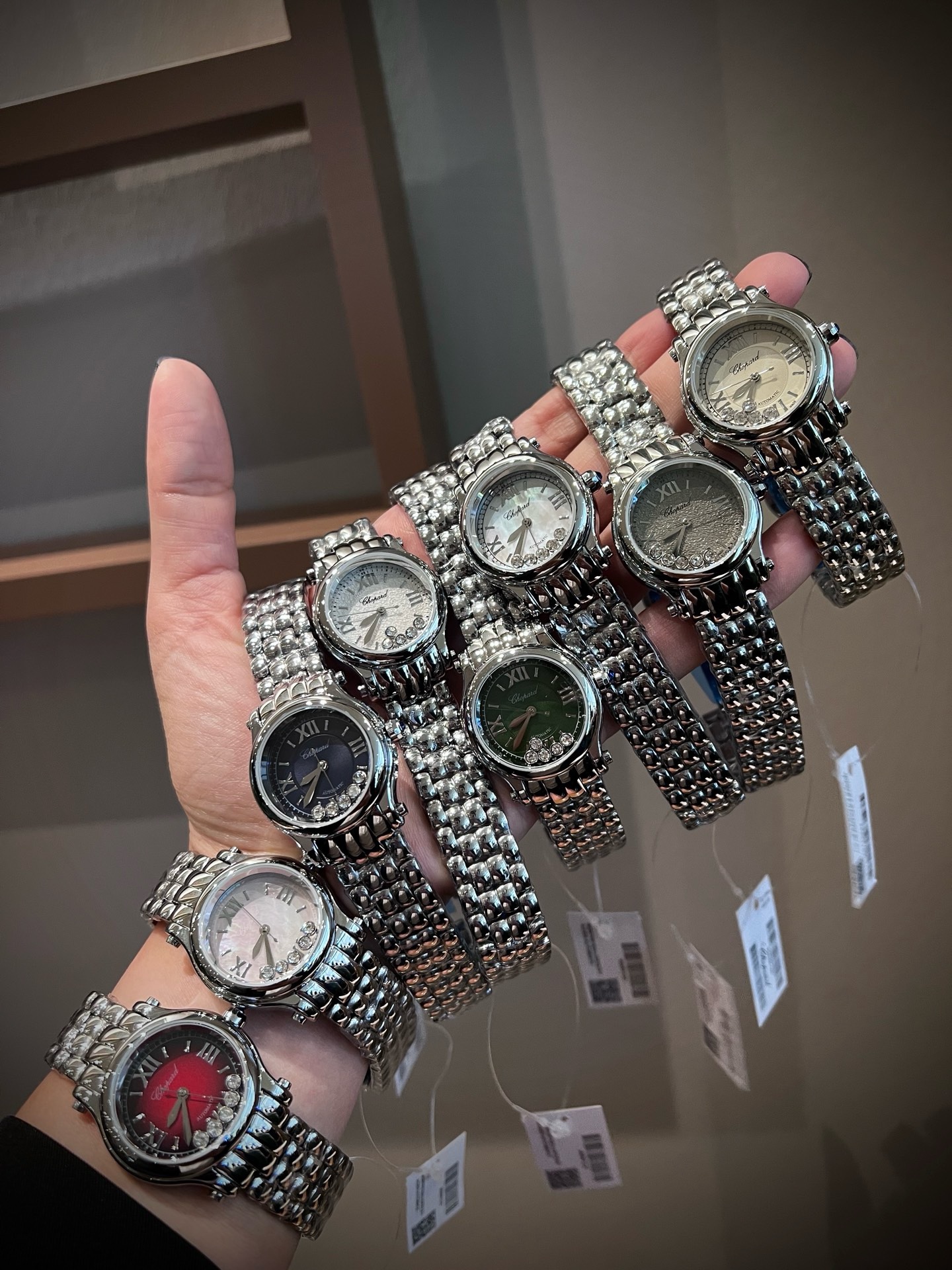 Chopard Happy Diamonds Women Watch 30mm, Stainless Steel Bracelet Fashion Watch