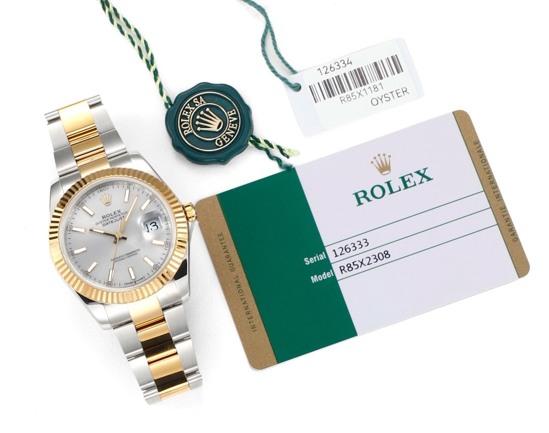 Rolex Datejust 41mm Automatic Watch 3235 Movement 72‑Hour Power Reserve Fluted Bezel