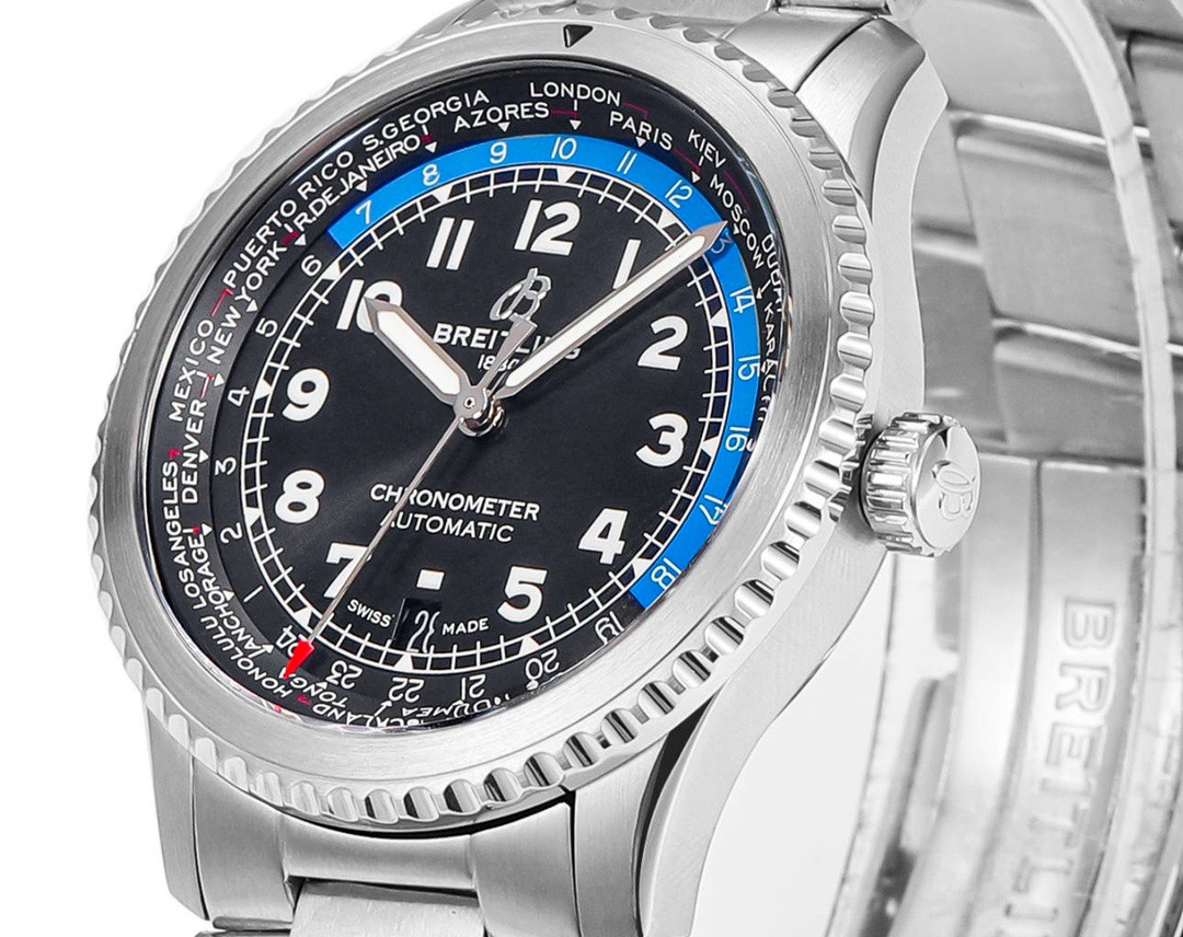 BREITLING Navitimer Pilot Watch 41mm, BLS Factory 2824 Automatic Movement Steel Bracelet