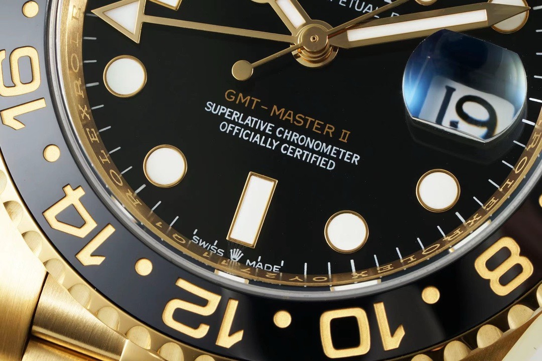 Rolex GMT Travel Watch 904L Steel Cal.3285 Movement