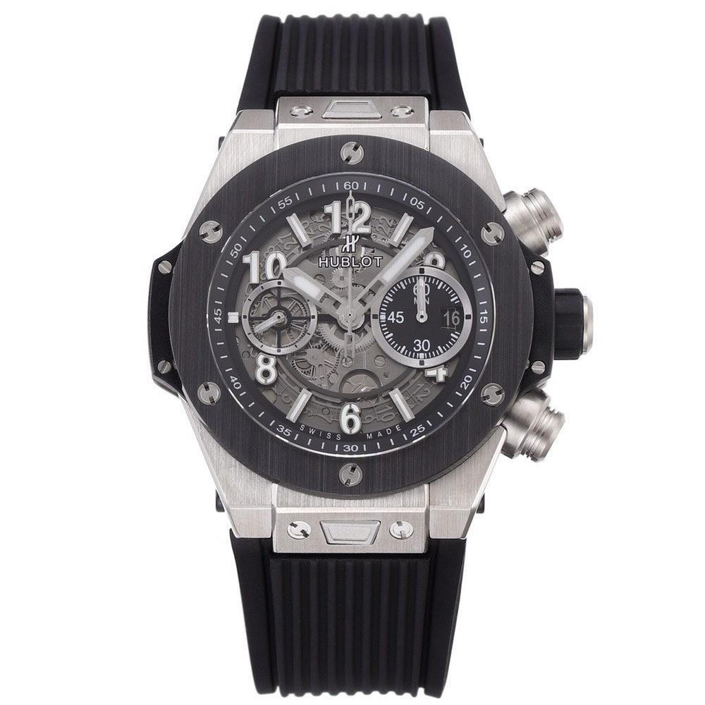 Hublot Big Bang Automatic Chronograph Watch 42mm Titanium Rubber Strap