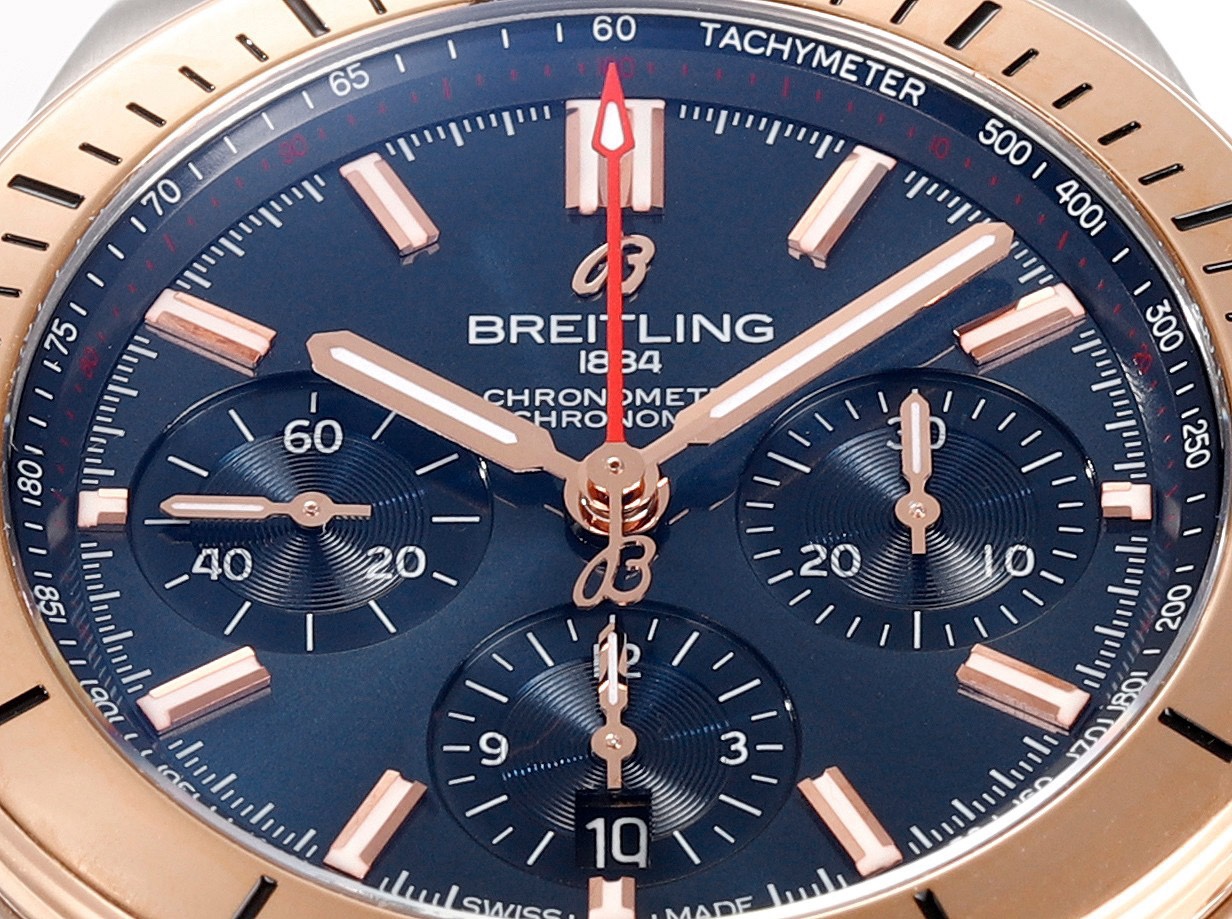 Breitling Chronomat Automatic Watch | BLS New Release 42mm Tricolor Arrows Pilot Watch