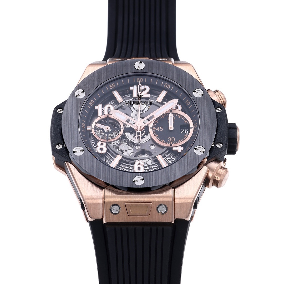 Hublot Big Bang Automatic Chronograph Watch 42mm Titanium Rubber Strap