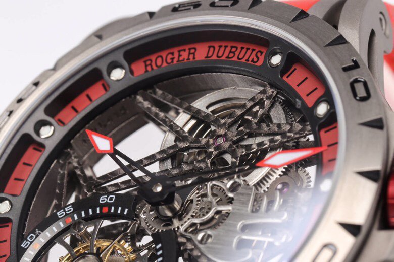 Roger Dubuis Titanium Skeleton Tourbillon Watch