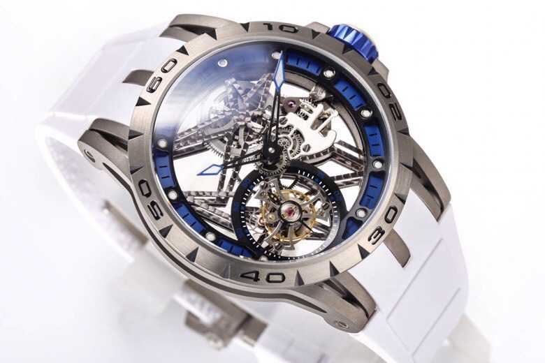 Roger Dubuis Titanium Skeleton Tourbillon Watch