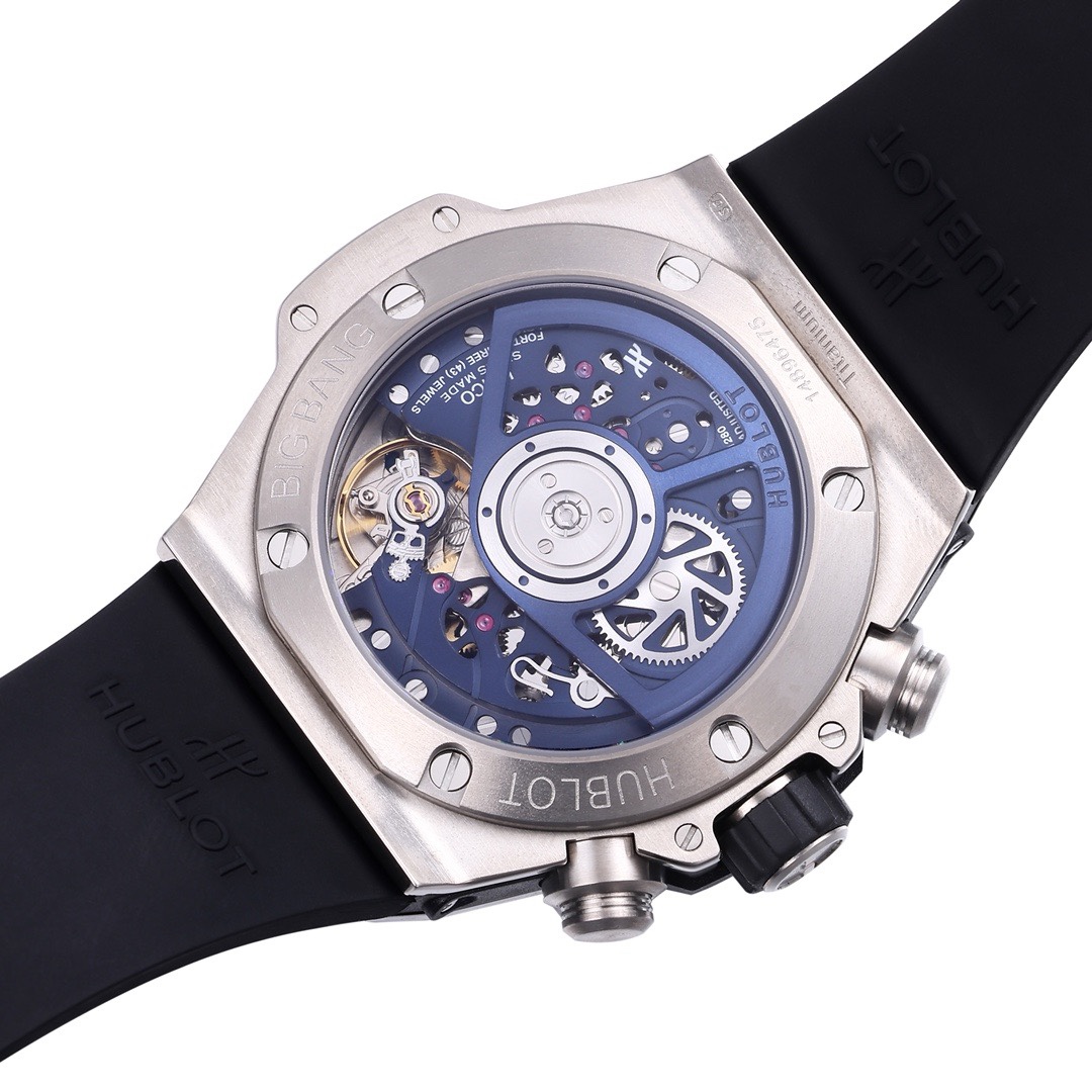 Hublot Big Bang Automatic Chronograph Watch 42mm Titanium Rubber Strap