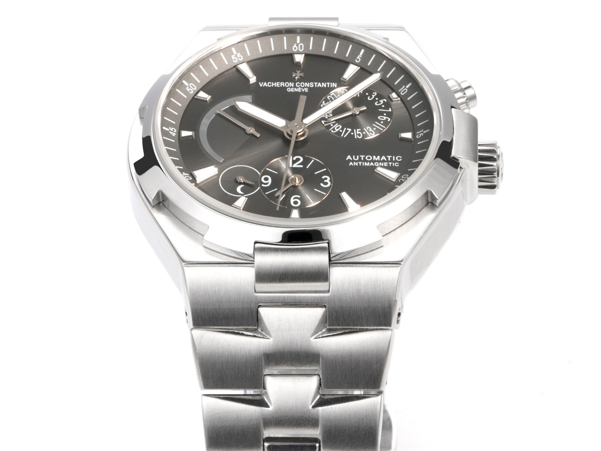 Vacheron Constantin Overseas RW4 Multifunctional Mechanical Watch, 42mm Stainless Steel Casual Business Gentleman Wristwatch
