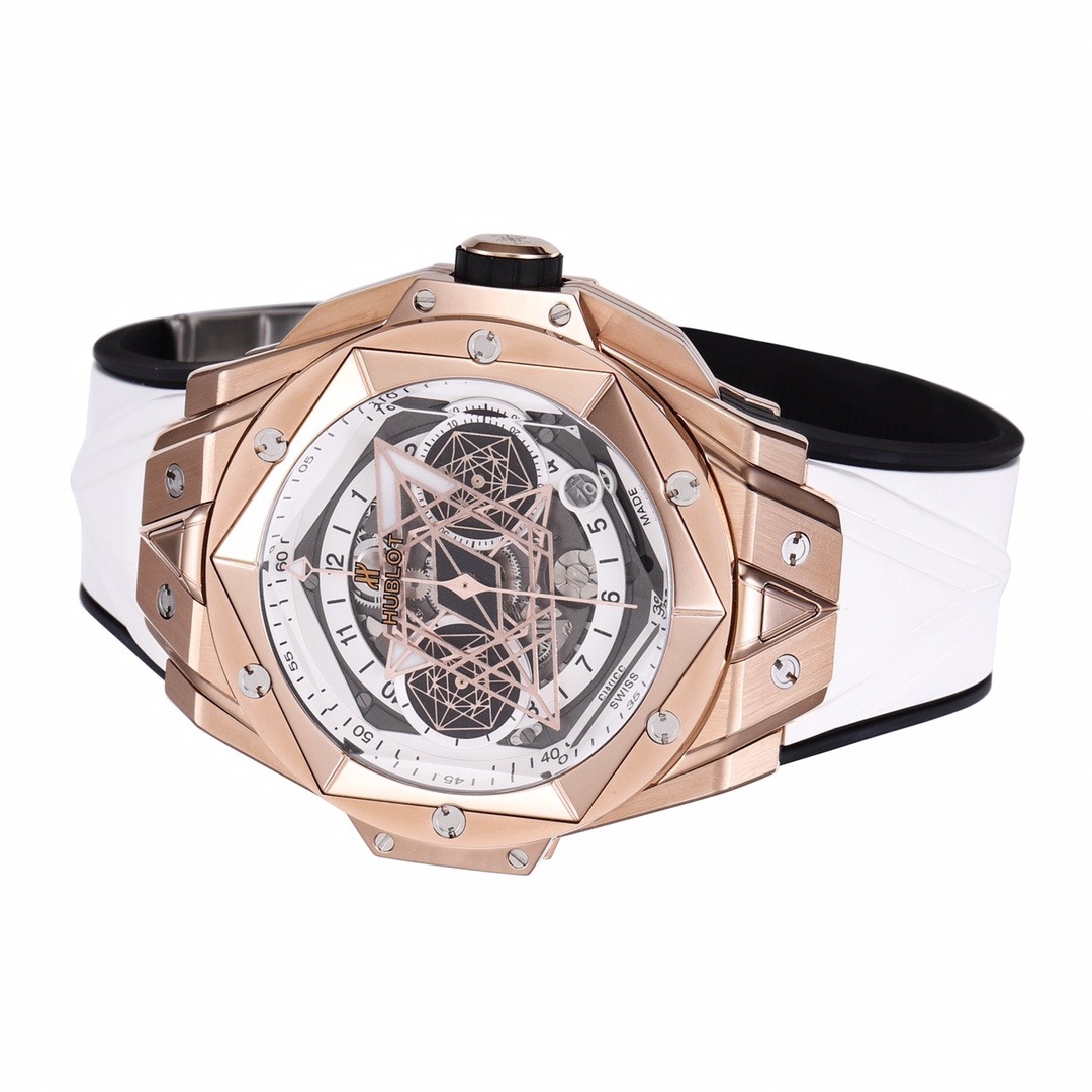 HUBLOT Big Bang Sang Bleu II Watch | BBF Super Clone Titanium Automatic Chronograph Wristwatch