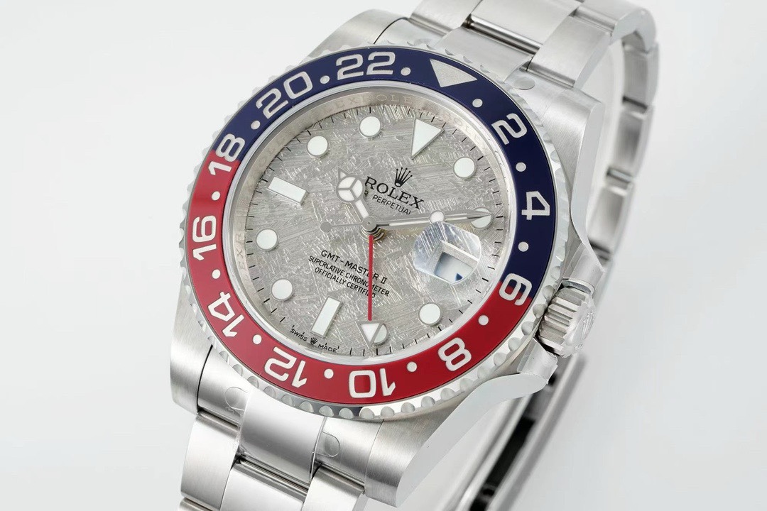 Rolex GMT Travel Watch 904L Steel Cal.3285 Movement