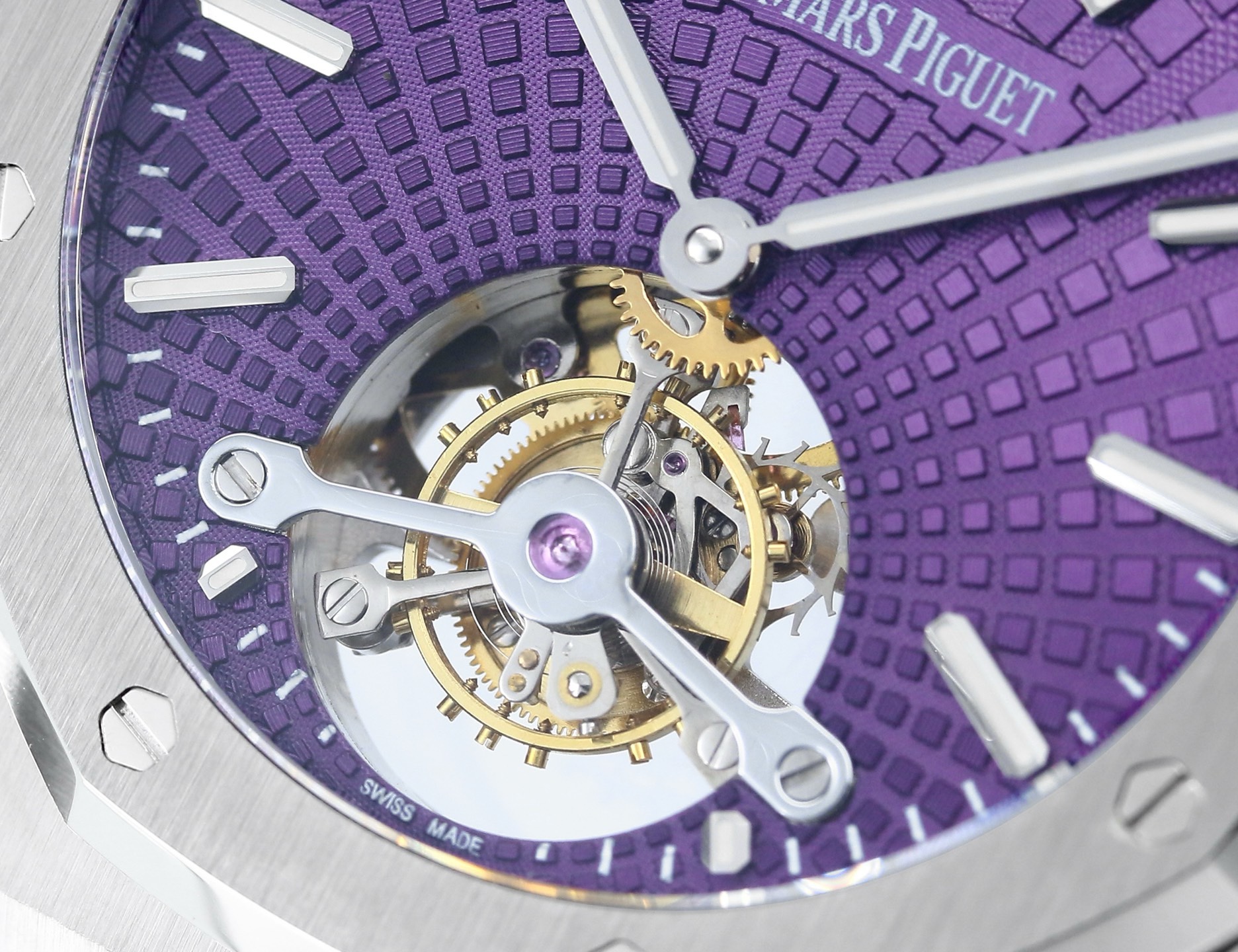 Audemars Piguet Royal Oak Tourbillon 41mm Evolutive Tapisserie Dial Automatic Watch