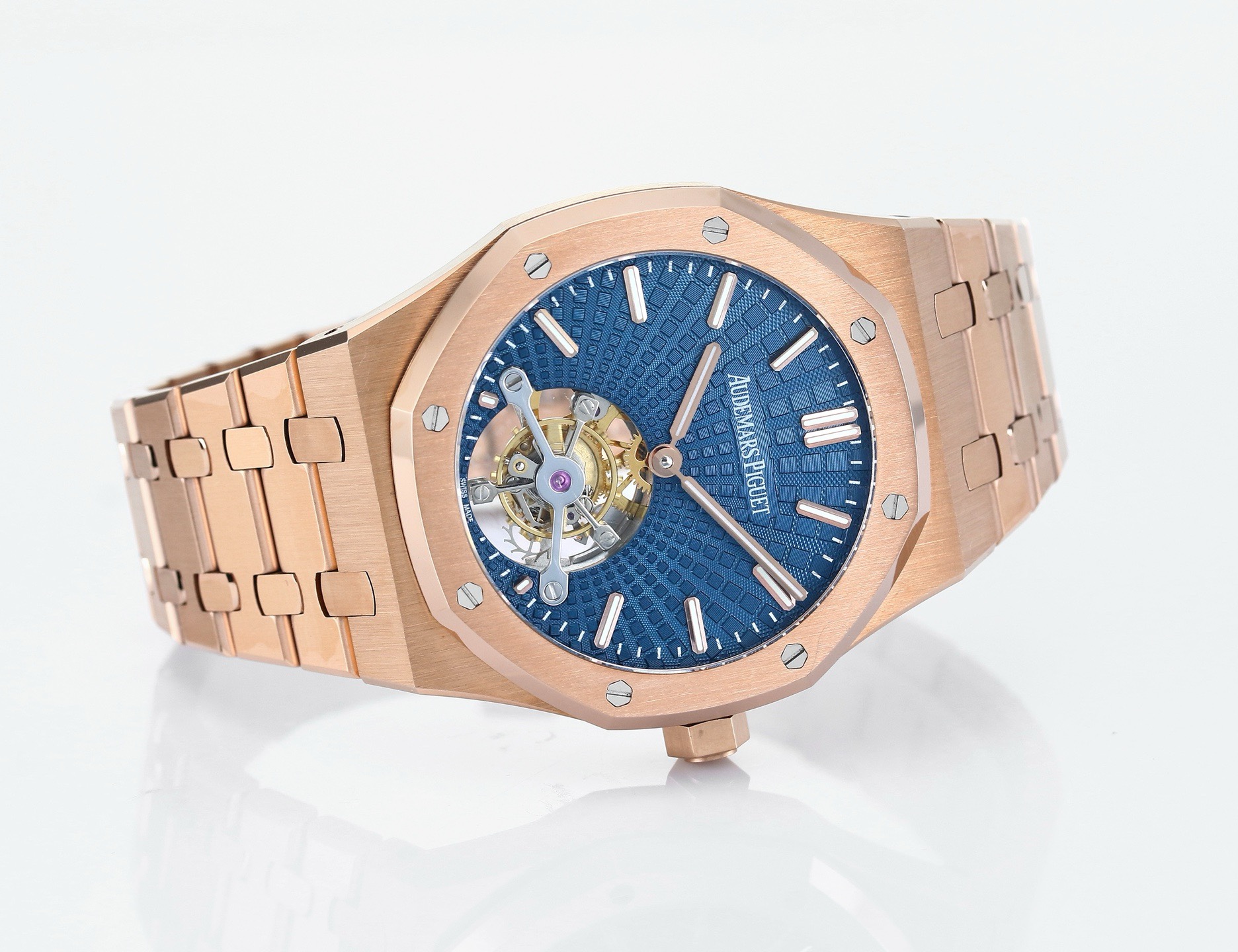 Audemars Piguet Royal Oak Tourbillon 41mm Evolutive Tapisserie Dial Automatic Watch