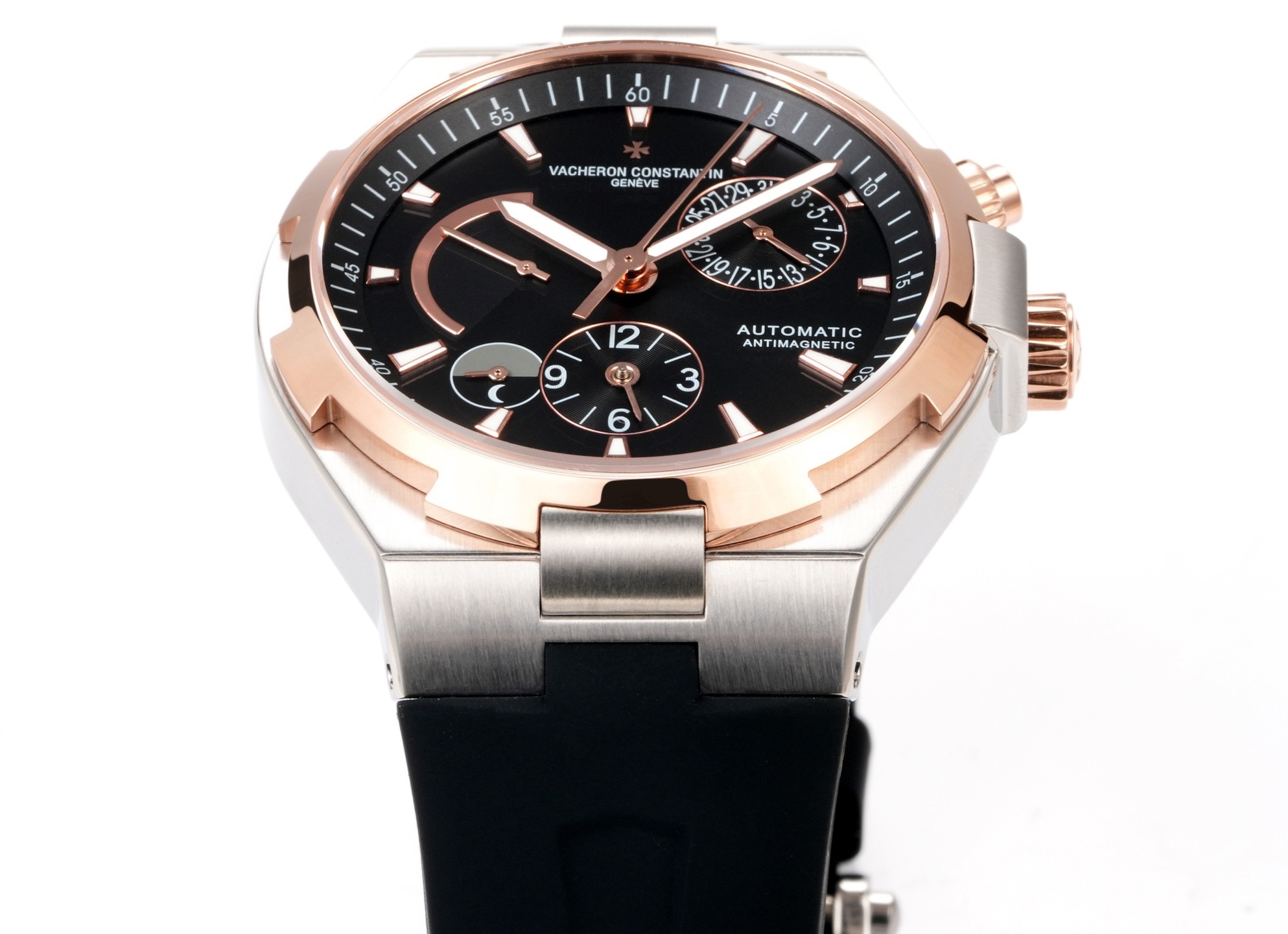 Vacheron Constantin Overseas RW4 Multifunctional Mechanical Watch, 42mm Stainless Steel Casual Business Gentleman Wristwatch
