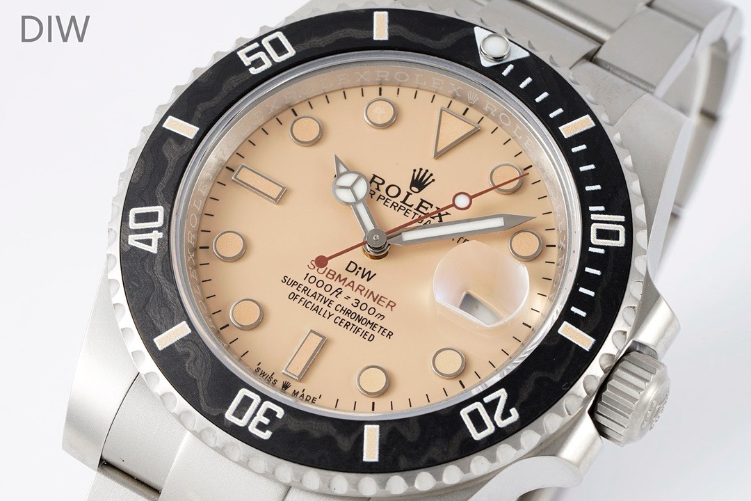 Rolex DIW Custom Submariner Dive Watch 904L Steel 3135 Automatic Movement Multiple Dial Colors