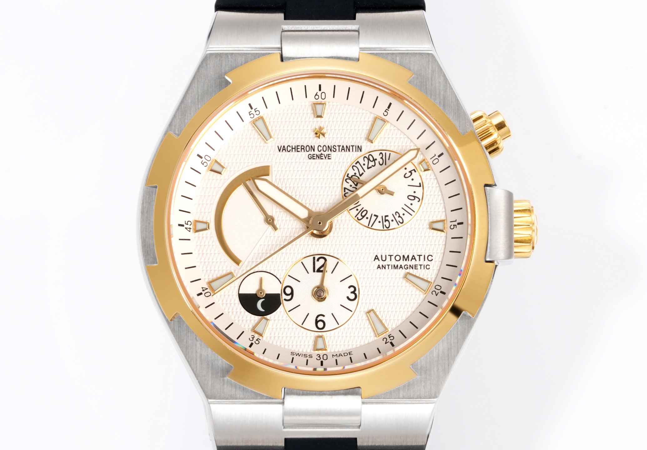 Vacheron Constantin Overseas RW4 Multifunctional Mechanical Watch, 42mm Stainless Steel Casual Business Gentleman Wristwatch