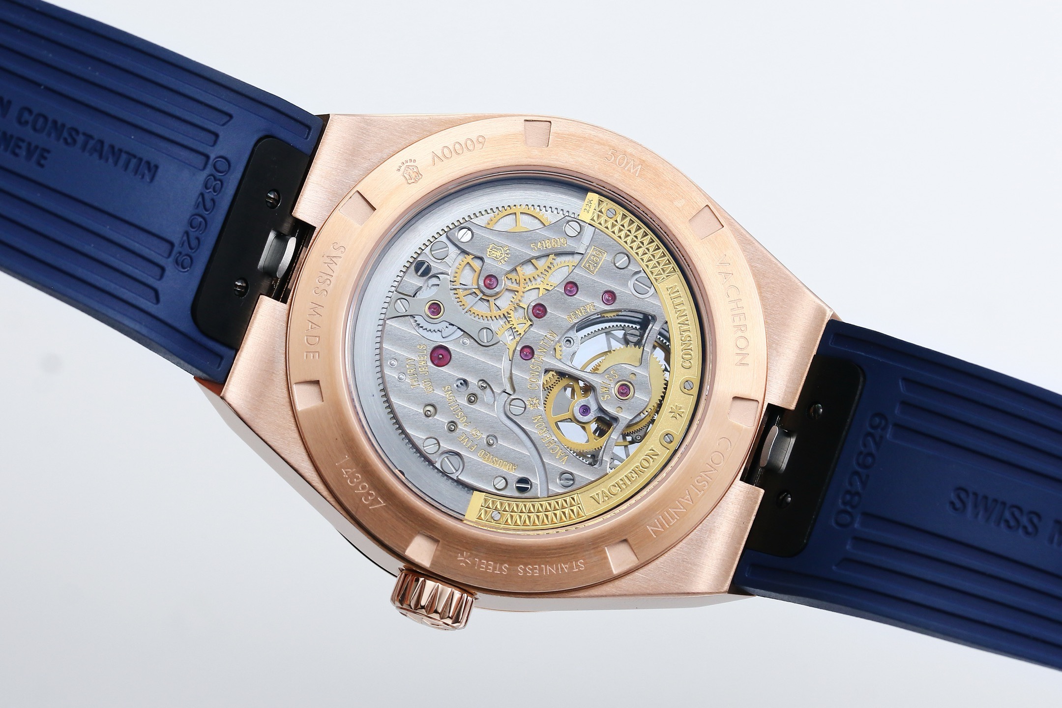 Vacheron Constantin Overseas Tourbillon 42.5mm Blue Dial Automatic Watch