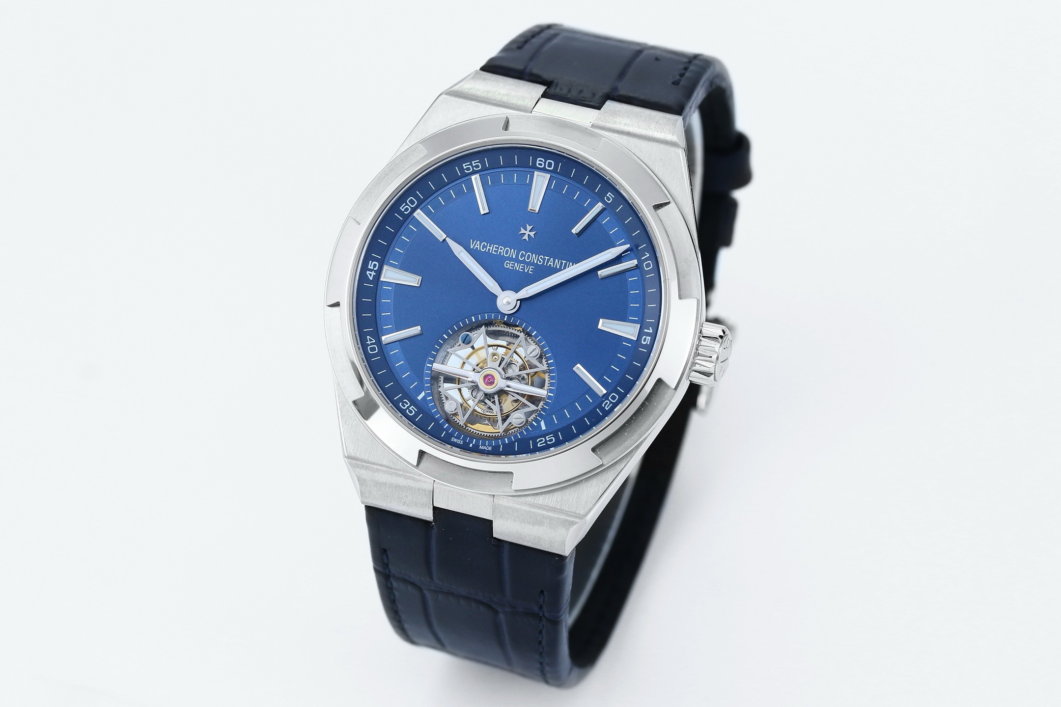 Vacheron Constantin Overseas Tourbillon 42.5mm Blue Dial Automatic Watch
