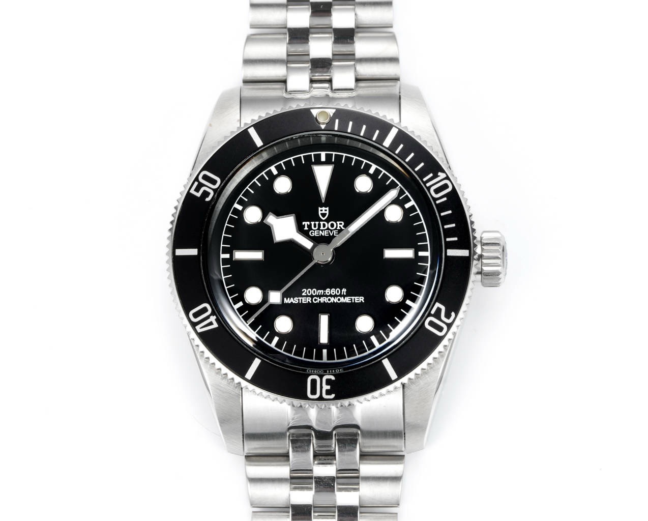 Tudor Black Bay GMT Automatic Diver Watch 41mm, Domed Sapphire Crystal, Rivet Stainless Steel Bracelet, Multiple Ceramic Bezel Color Options