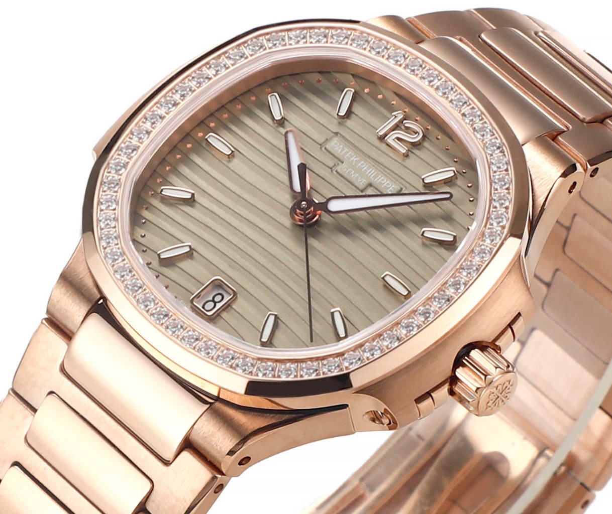 Patek Philippe Nautilus 7118 Ladies Watch | Custom Cal.324SC
